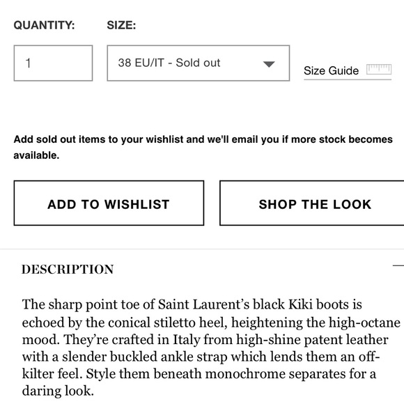 NIB Saint Laurent Kiki patent booties heels boots - Picture 8 of 9